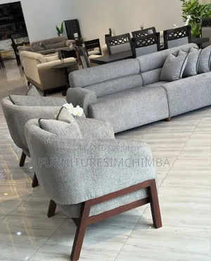 New Modern Sofa Set With Wooden Stends