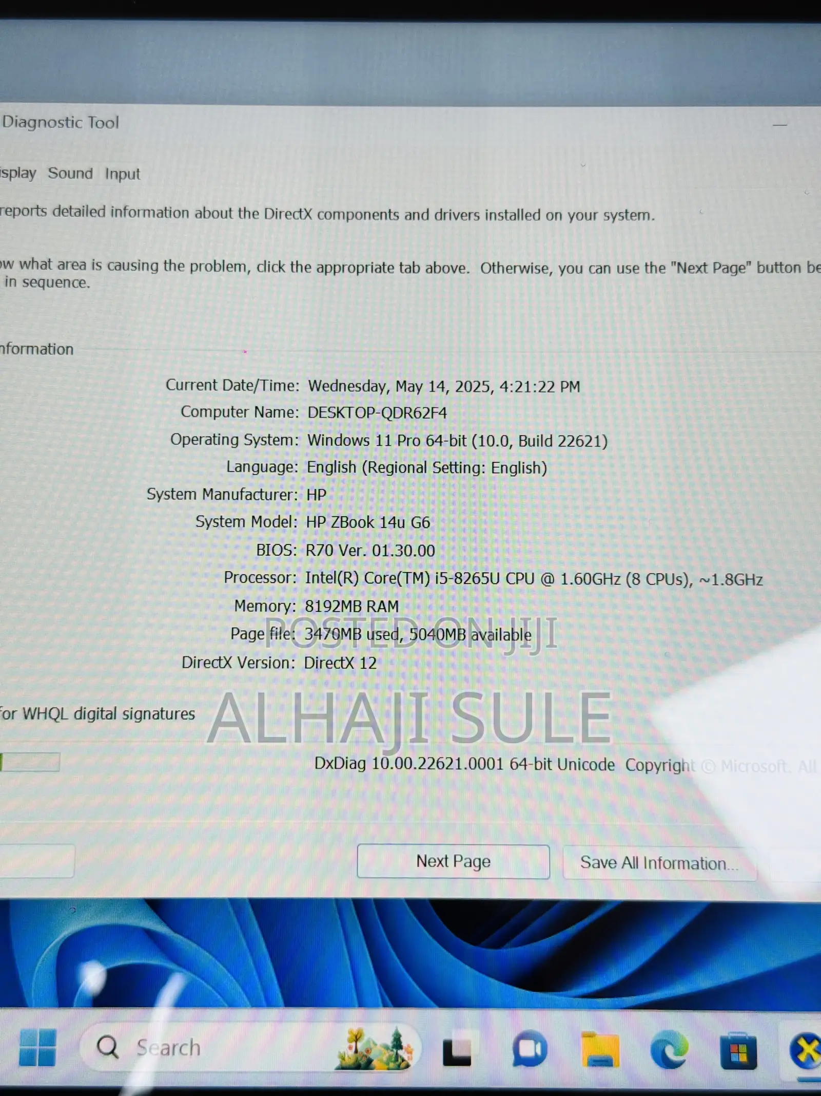 Laptop HP ZBook 14u G6 8GB Intel Core I5 SSD 512GB