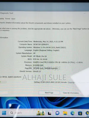 Laptop HP ZBook 14u G6 8GB Intel Core I5 SSD 512GB