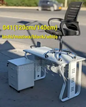 Full Office Set Chair and Table ( Meza Pamoja Na Kiti )