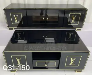 Full Set Ya Coffee Table Na Tv Showcase Material Ya Kioo