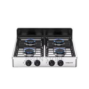 Sokany Gas Cooker 4 Plates(Jiko La Gesi Plate 4)