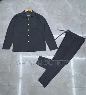 Men's Clothing Set of Shirts and Pants