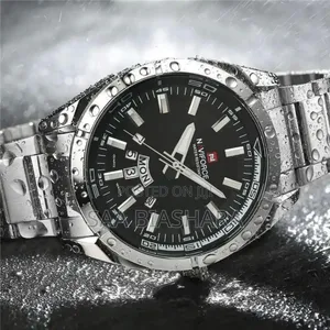 Naviforce Nf9038 Stainless Steel Silver and Black Case