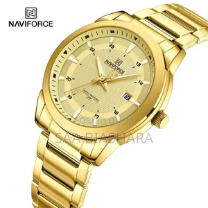 Naviforce Nf8029 Stainless Steel Classic and Quality Gold