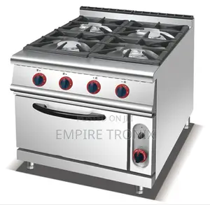 HGR-905 - 4-Burner Gas Range With Oven - Commercial