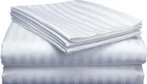 Deluxe White Cotton Bedsheets .Shuka Nyeupe