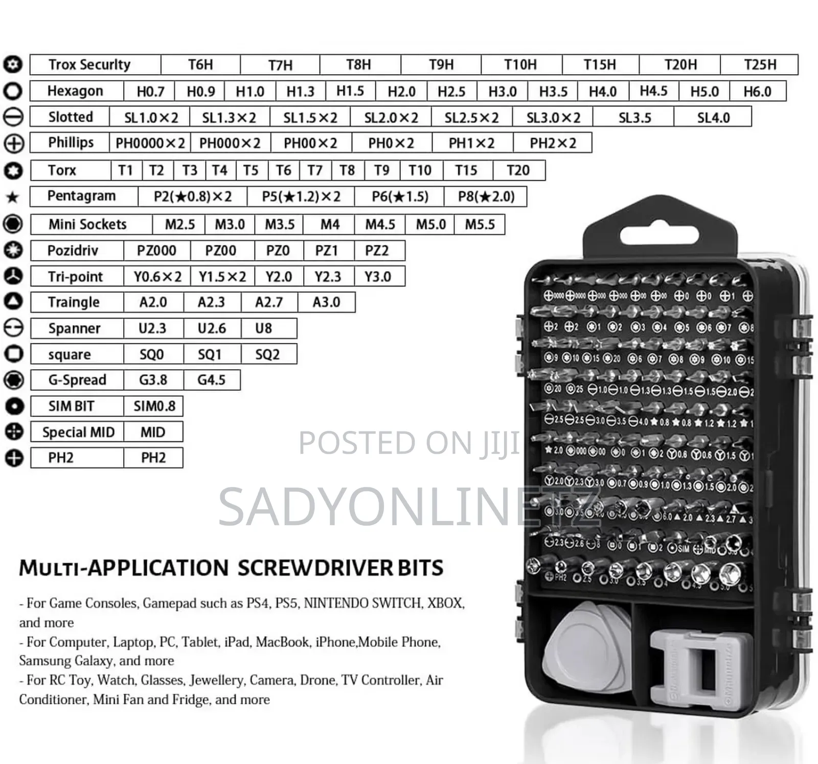 Screwdriver Set 115in 1