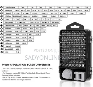 Screwdriver Set 115in 1