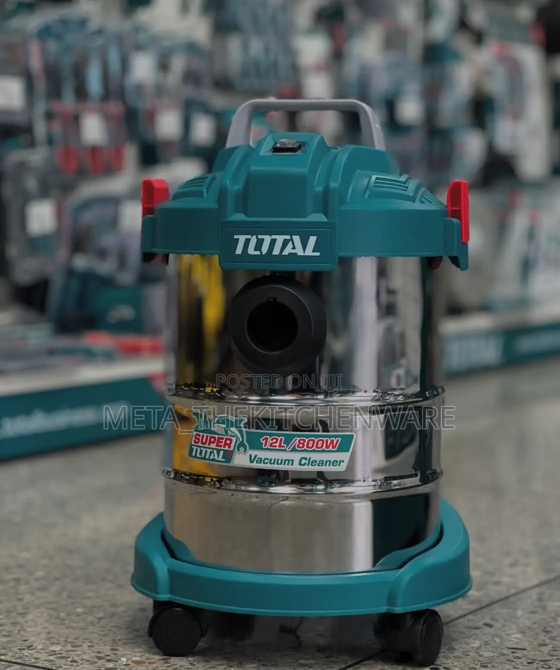 Total Vacuum Cleaner Wet Dry 12l 800w