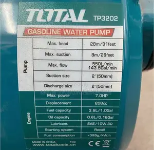 Total Gasoline Water Pump 2inch