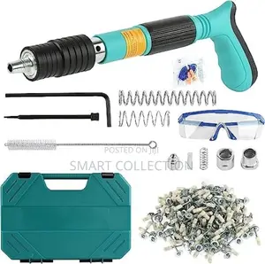 Nail Gun With Tools And Nails, Adjustable Gears Etc