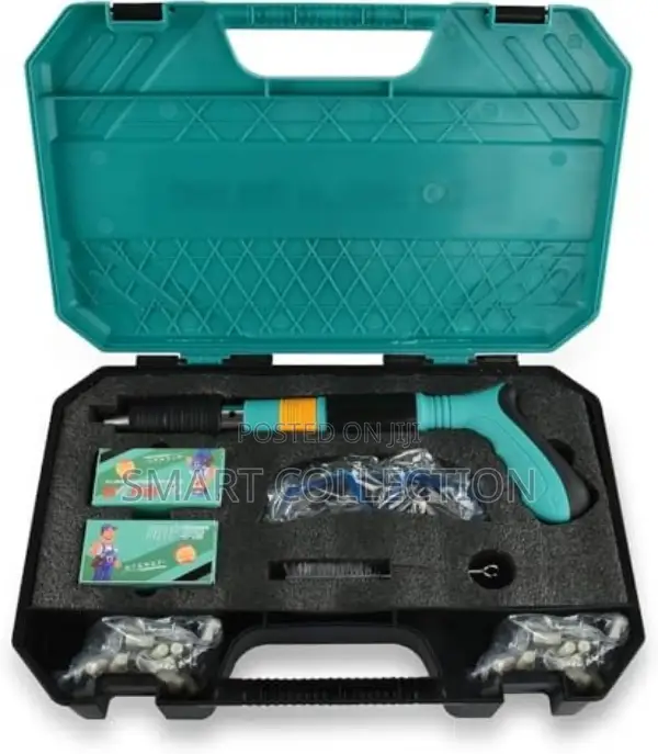 Nail Gun With Tools And Nails, Adjustable Gears Etc