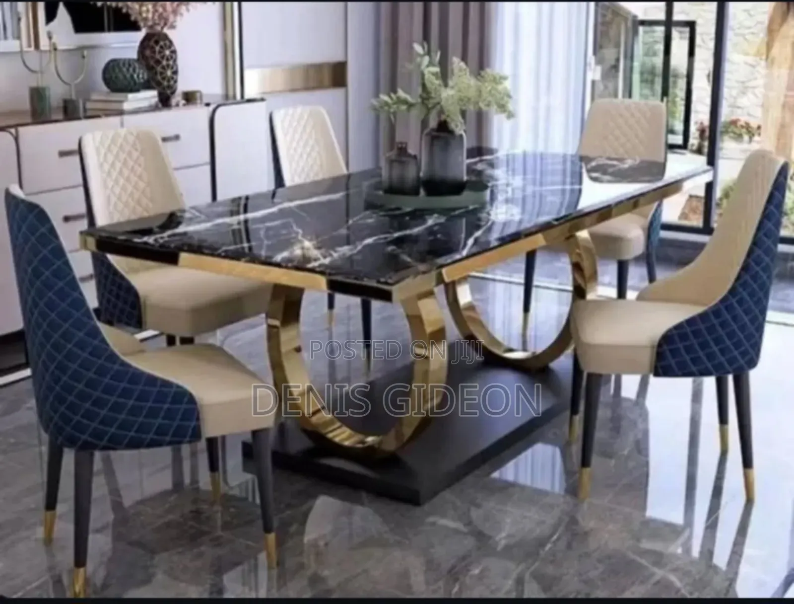 Dinning Table (5 Sofa Chairs)