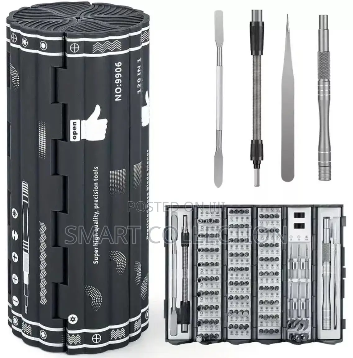 128 in 1 Precision Screwdriver Set Magnetic Bit Stainless