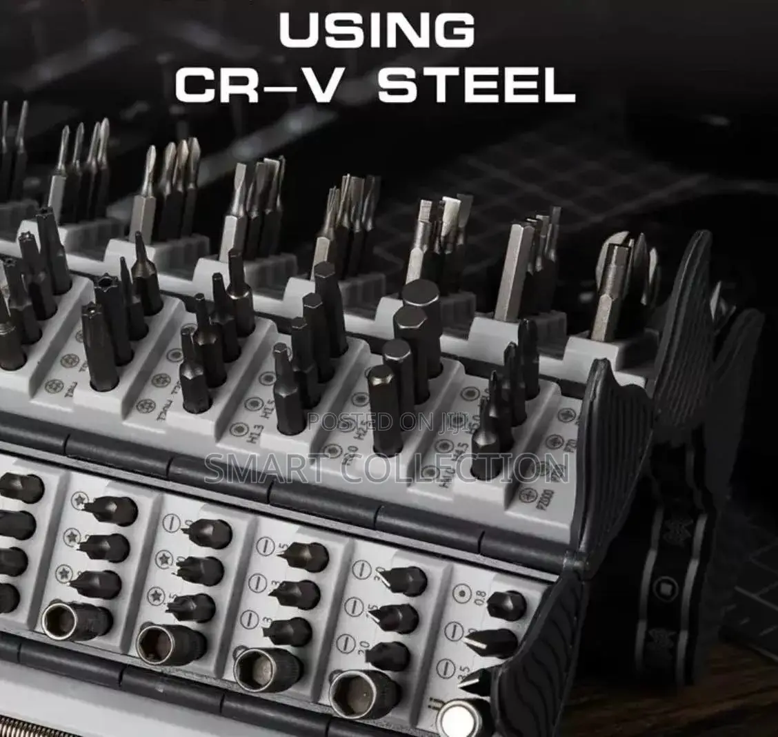 128 in 1 Precision Screwdriver Set Magnetic Bit Stainless