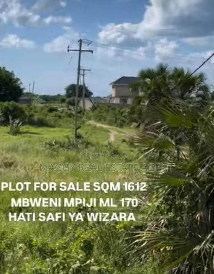 1612 SQMTS Plot, Mbweni Mpiji
