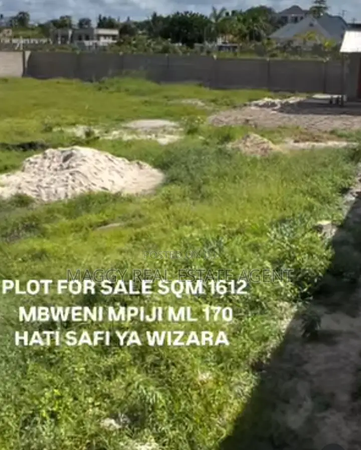 1612 SQMTS Plot, Mbweni Mpiji