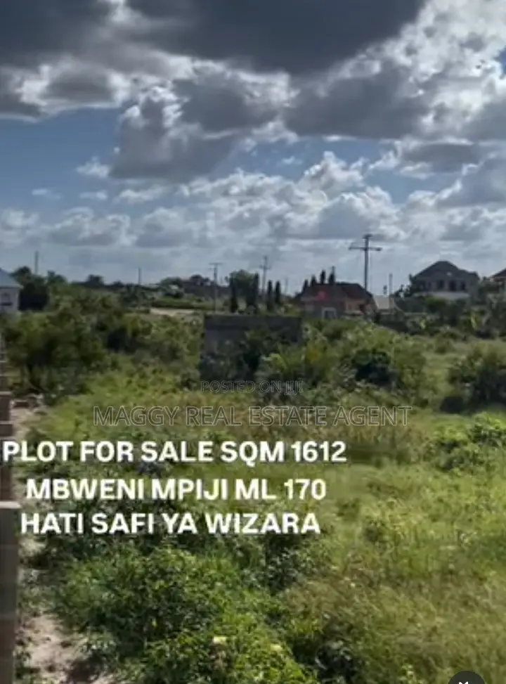 1612 SQMTS Plot, Mbweni Mpiji