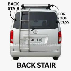 Car Back Stairs and Ladder