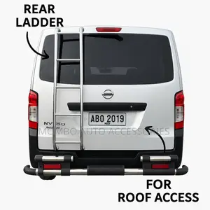 Car Back Stairs and Ladder