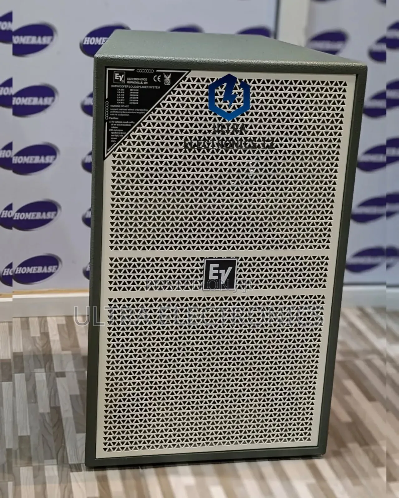 Ev Powerful White Speaker Electro Voice Mid Single 15" Inch
