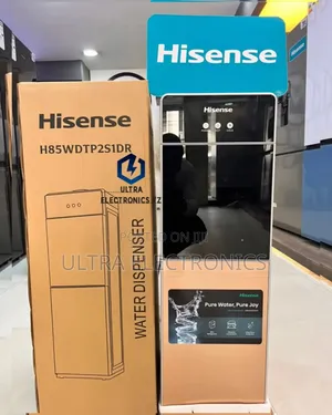 Hisense Water Dispenser With Fridge,Lock and Tempered Glass