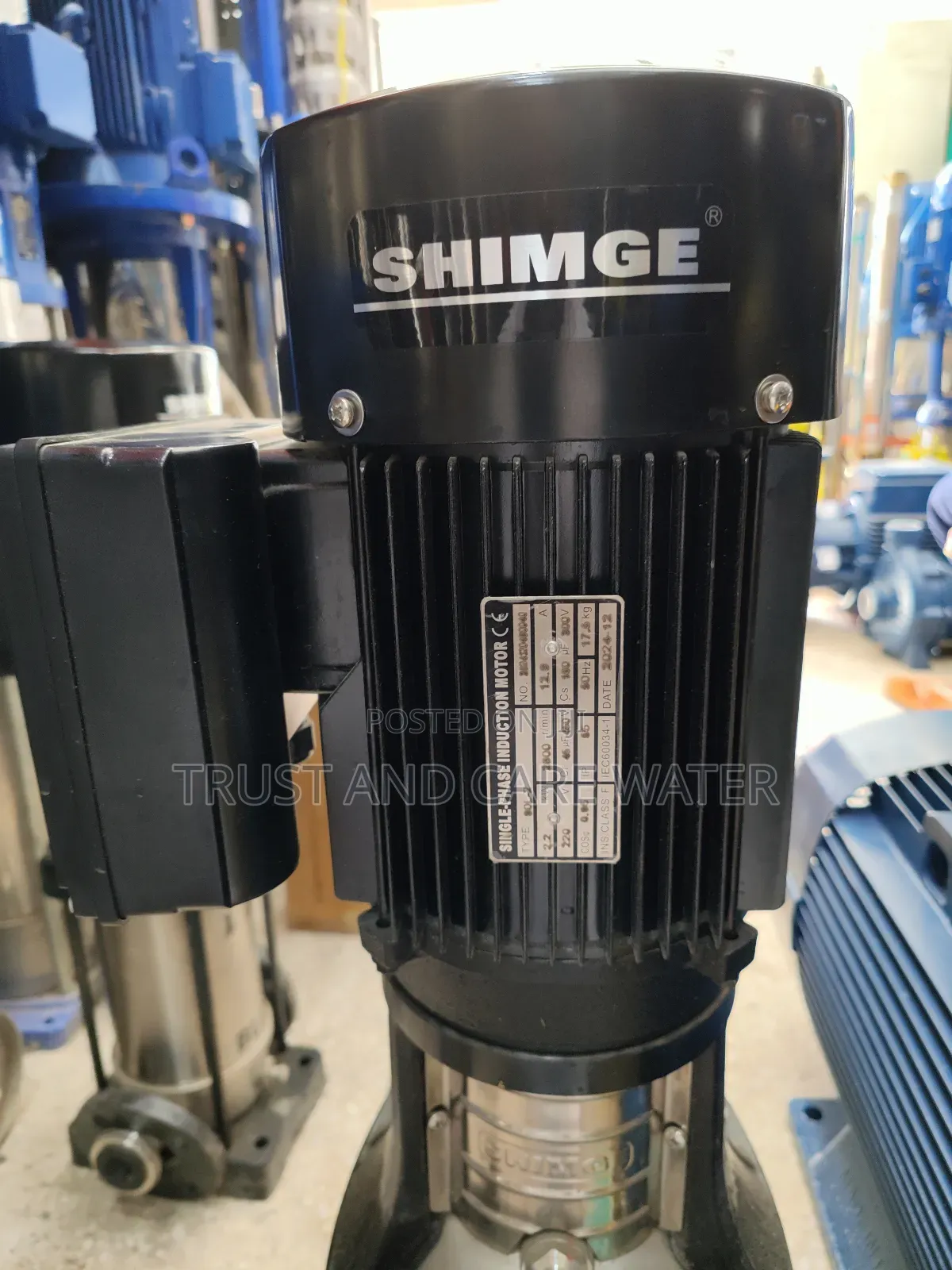 Shimge Multistage Pump 3hp Three Phase