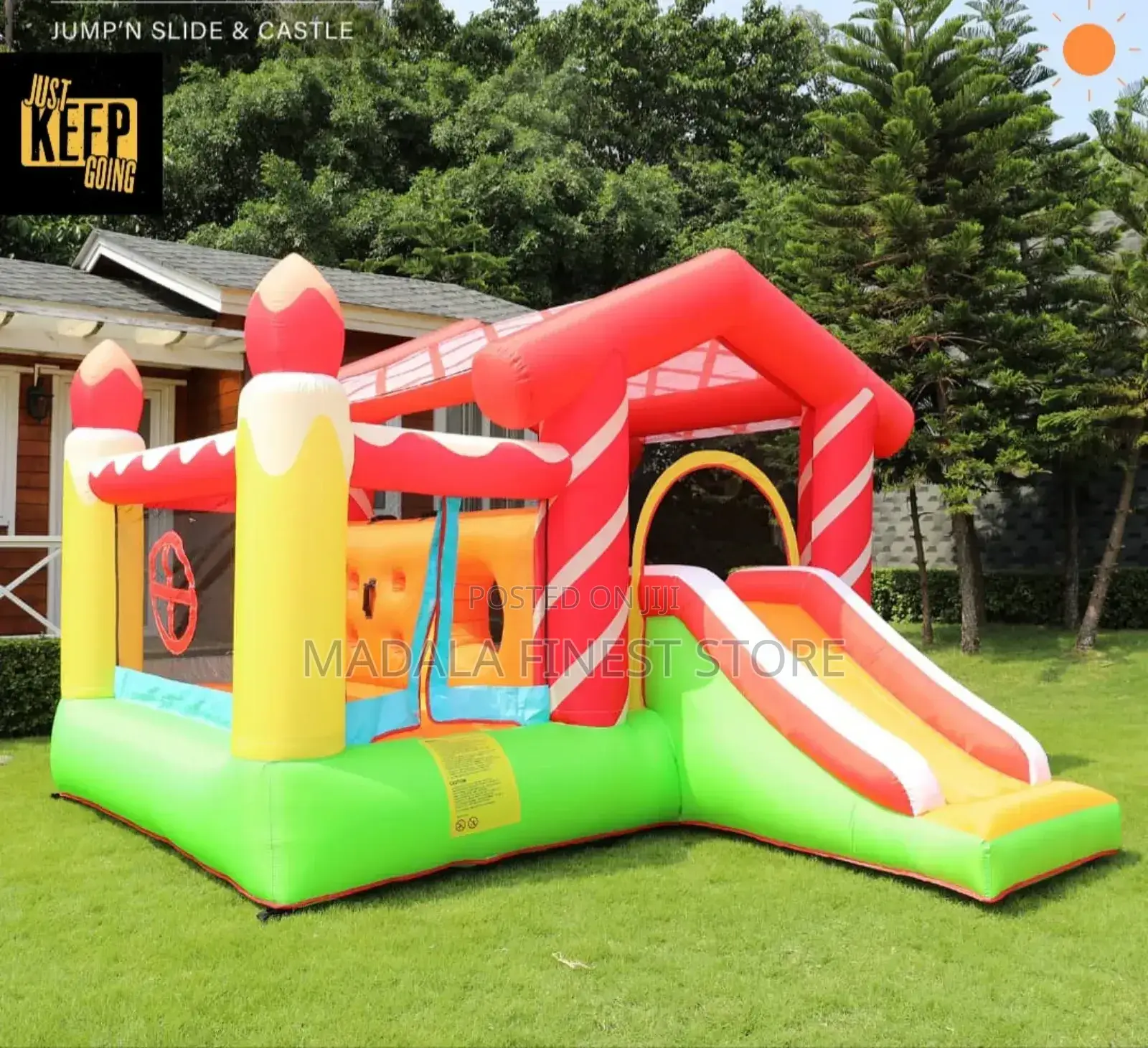 Heavy Duty Jumping Castle With Slide