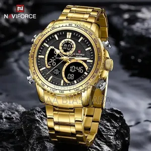 Naviforce Nf9182 Watches Classic Gold