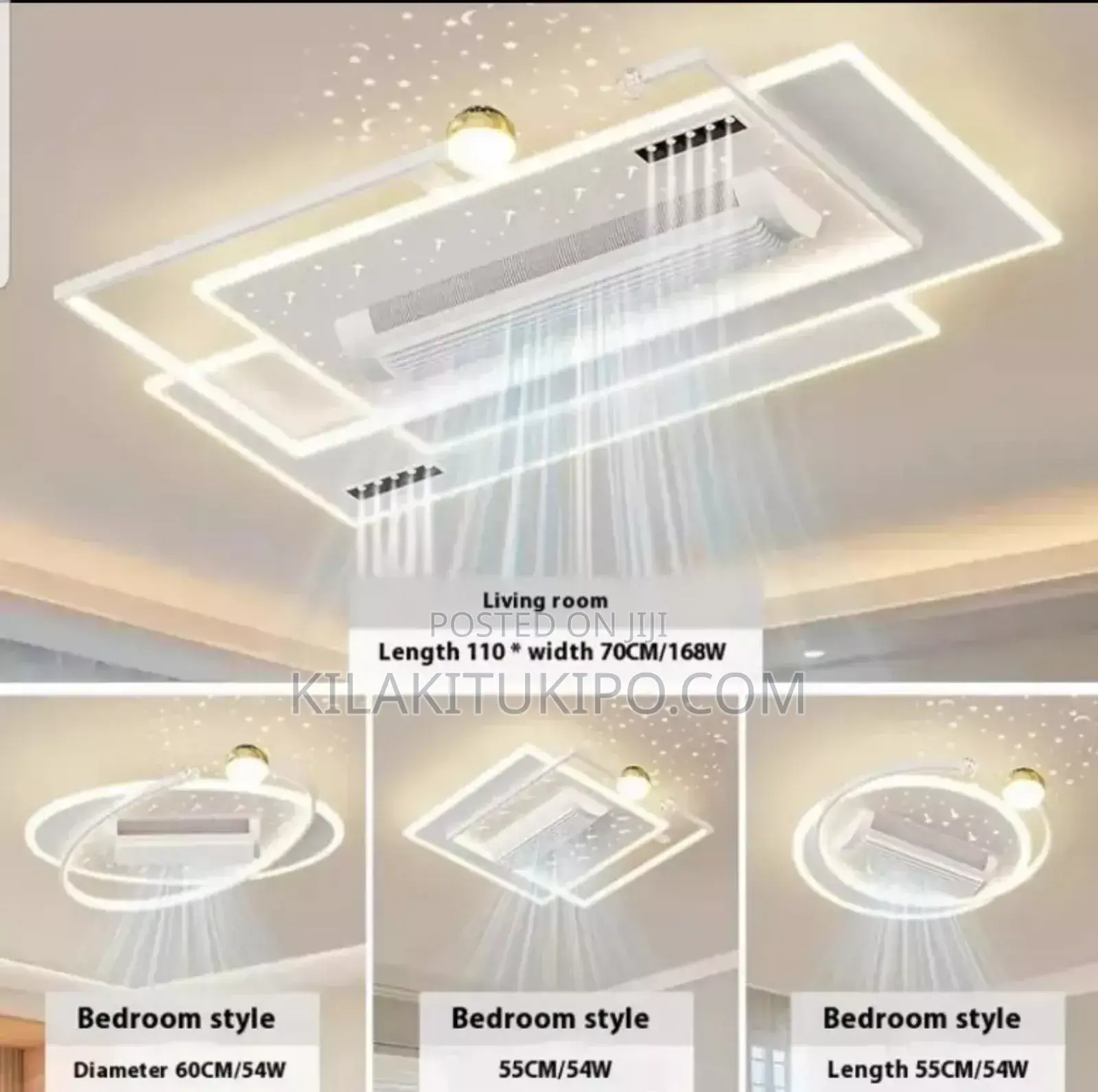 Ceiling Fan Light Recessed Smart Led Ceiling Fan Lamp