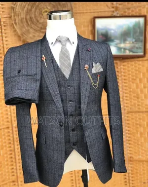 Men's Exceptionally Dark Grey Suits