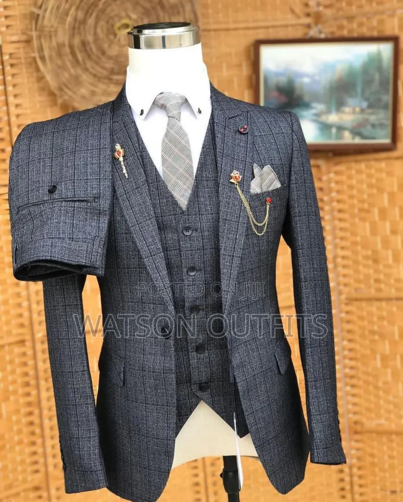 Men's Exceptionally Dark Grey Suits