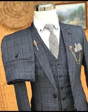 Men's Exceptionally Dark Grey Suits