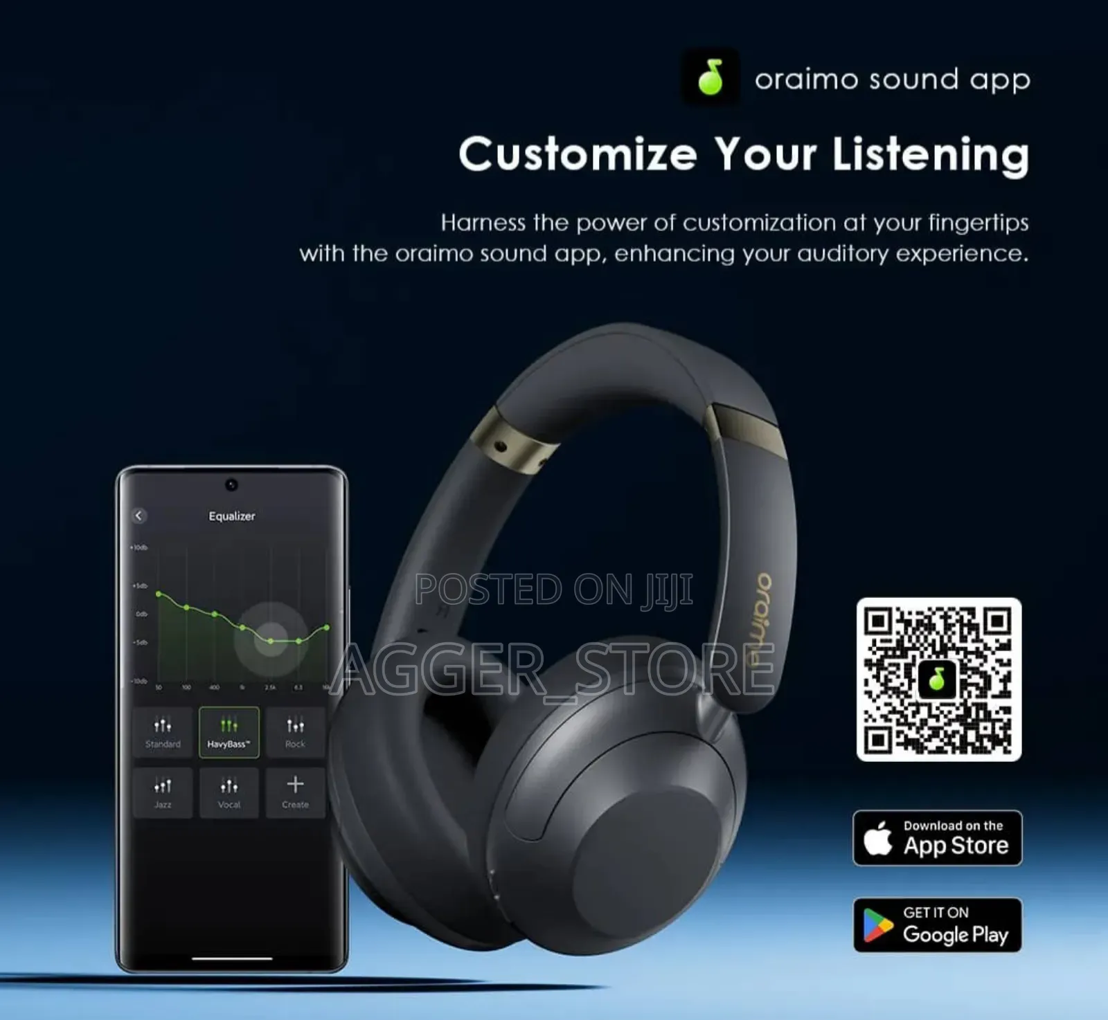 Oraimo Boompop Pro With Anc Headband Headphones