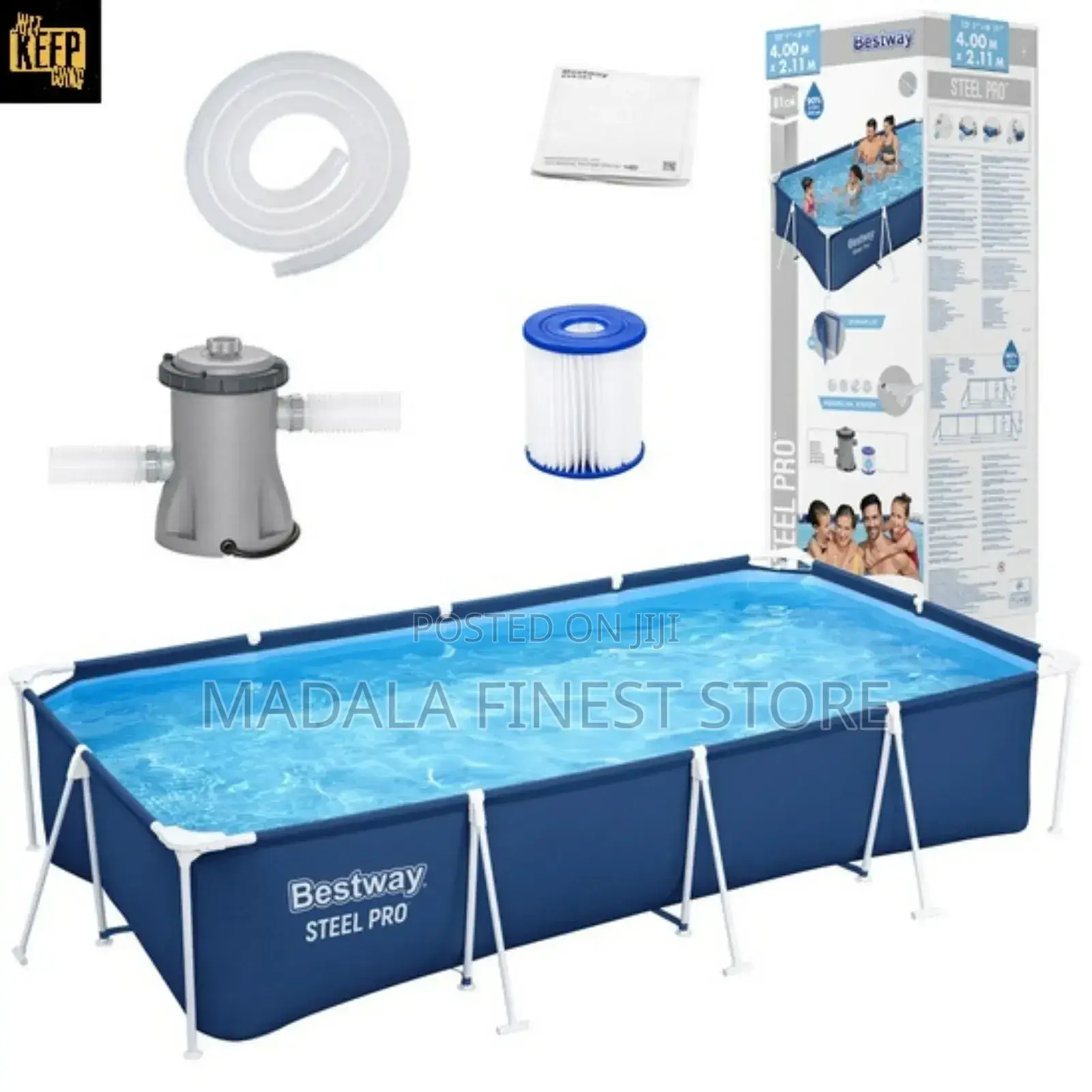 Extra Large Size Swimming Pool With Supporting Steel