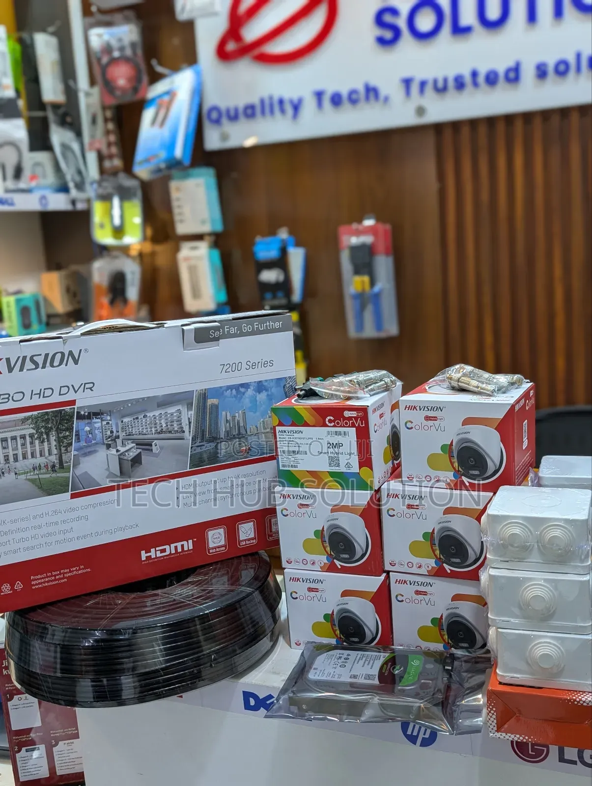 4 Hikvision Camera Kit Color Vu (Usiku Kama McHana)