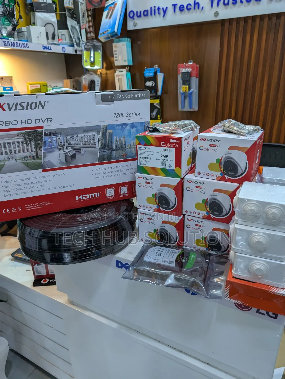 4 Hikvision Camera Kit Color Vu (Usiku Kama McHana)