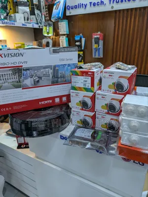 4 Hikvision Camera Kit Color Vu (Usiku Kama McHana)