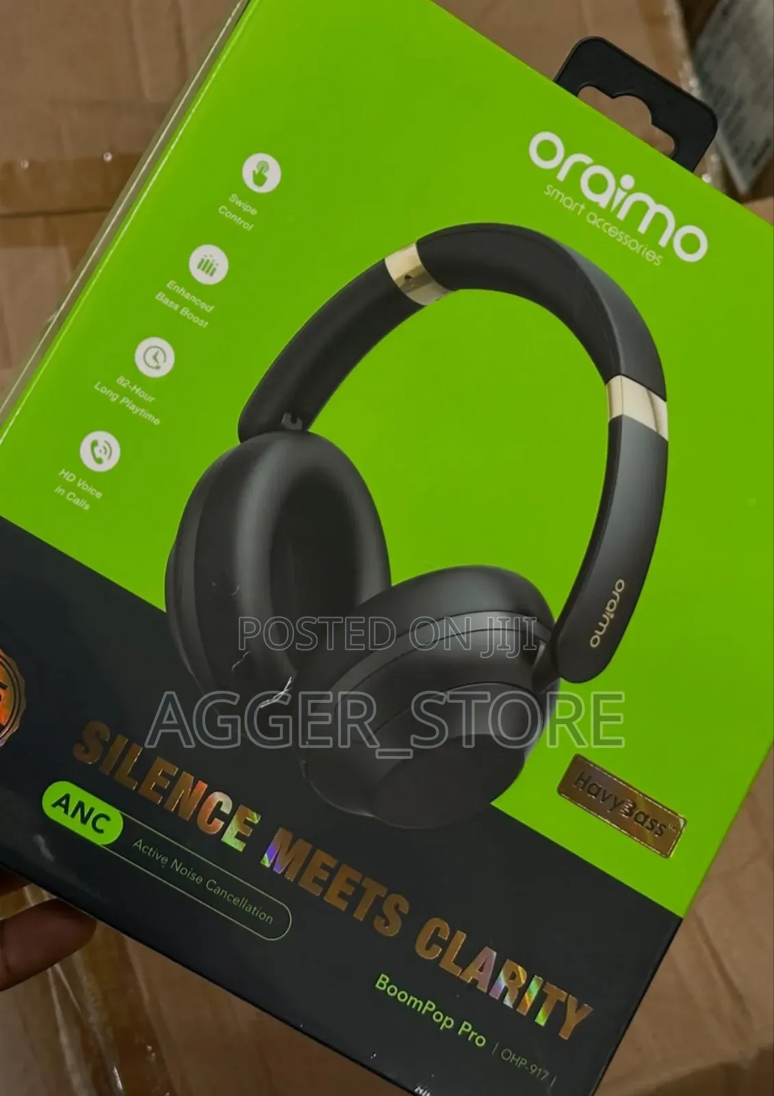 Oraimo Boompop Pro With Anc Headband Headphones