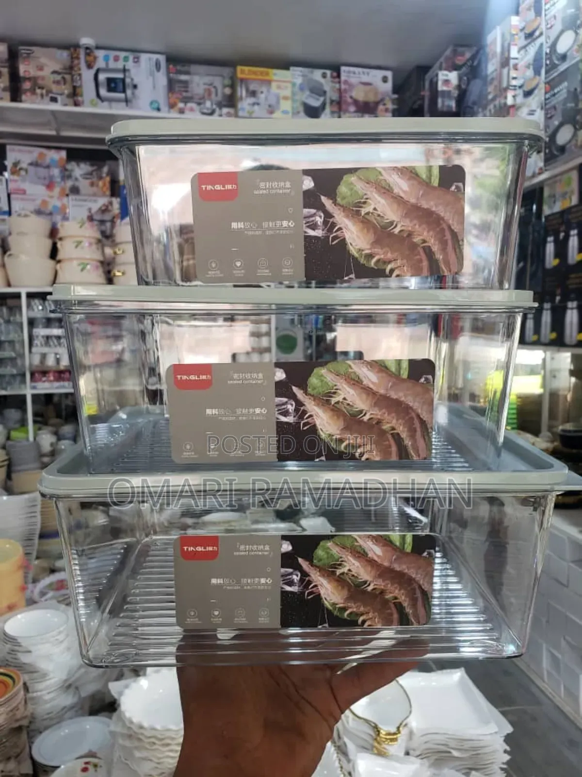 Kontena Ya Kuwekea Vitu Kweny Friji