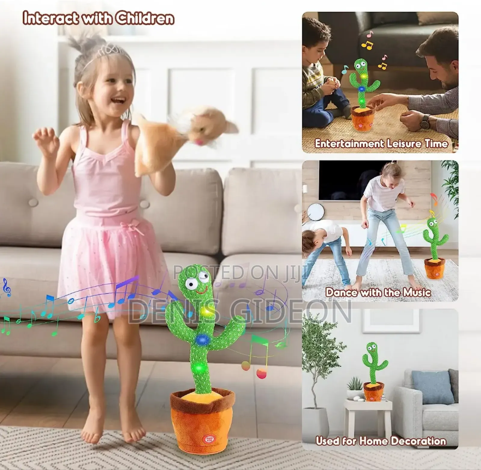 Kids Toy Dancing Cactus