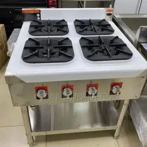 Commercial 4-Burner Gas Stove