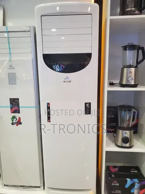 Evvoli Floor Standing Air Conditioner Titanium 36000btu