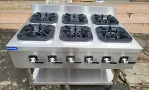 Commercial 6-Burner Gas Stove
