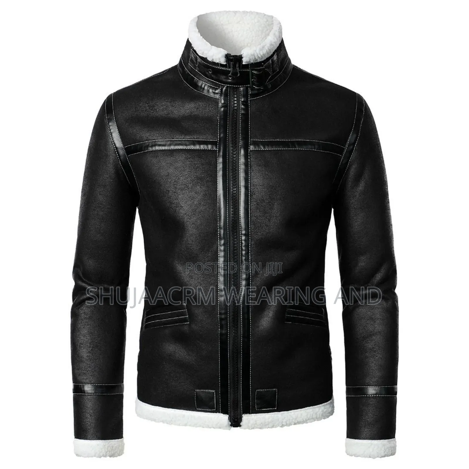 Leather Heavy One Coats/Wear This to Look Differ