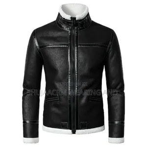 Leather Heavy One Coats/Wear This to Look Differ