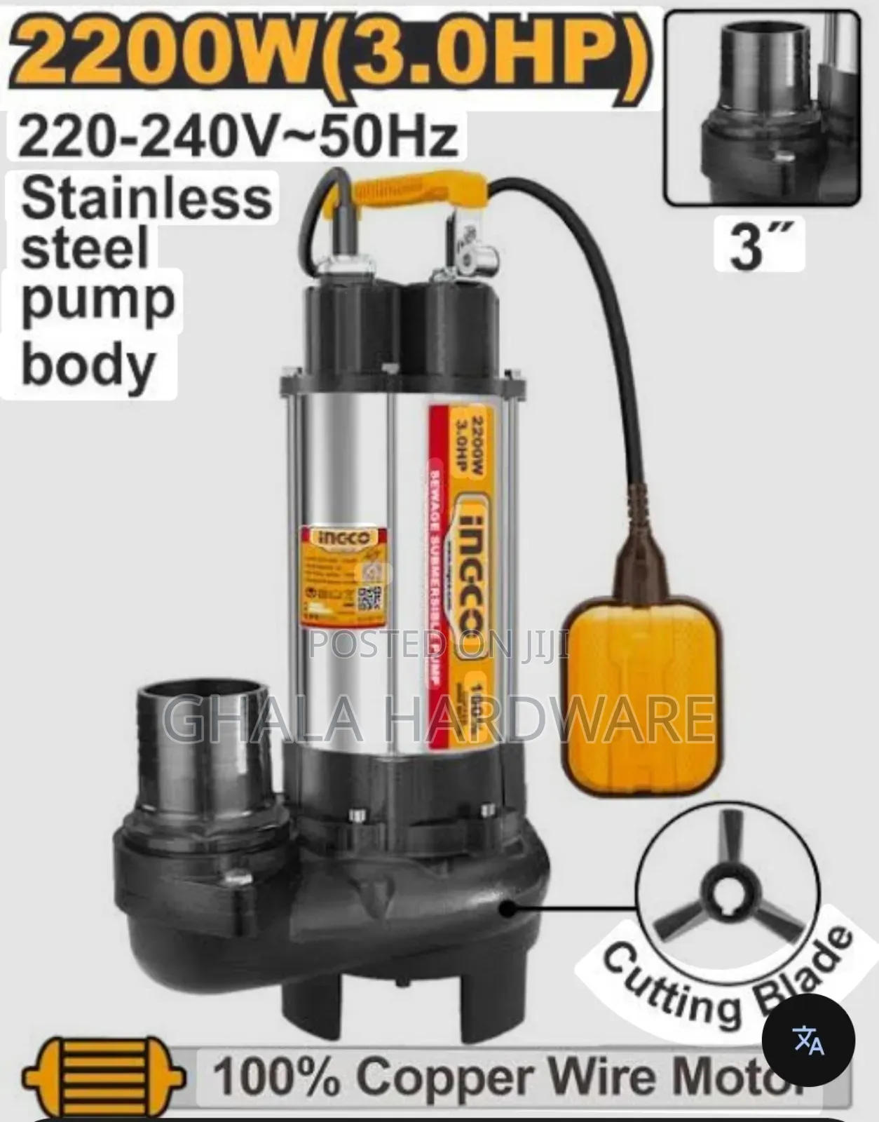 Sewage Submersible Pump