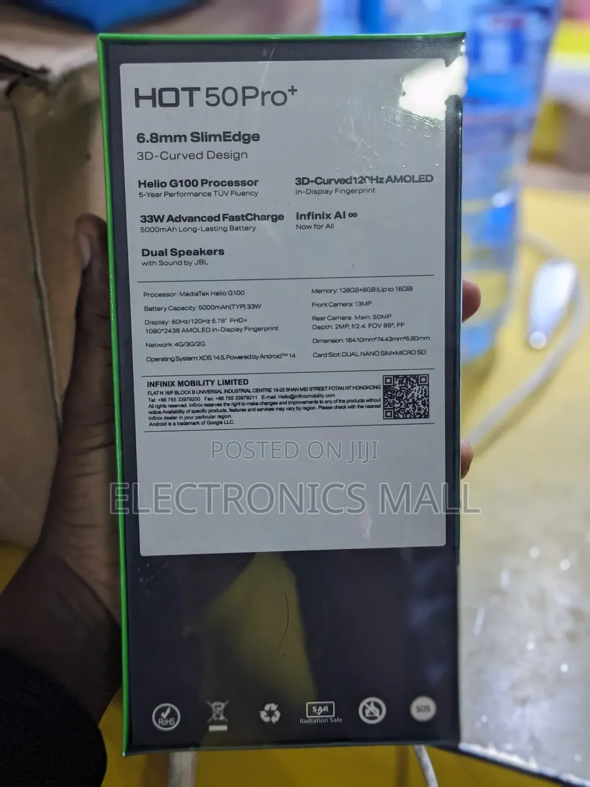 New Infinix Hot 50 Pro 256 GB