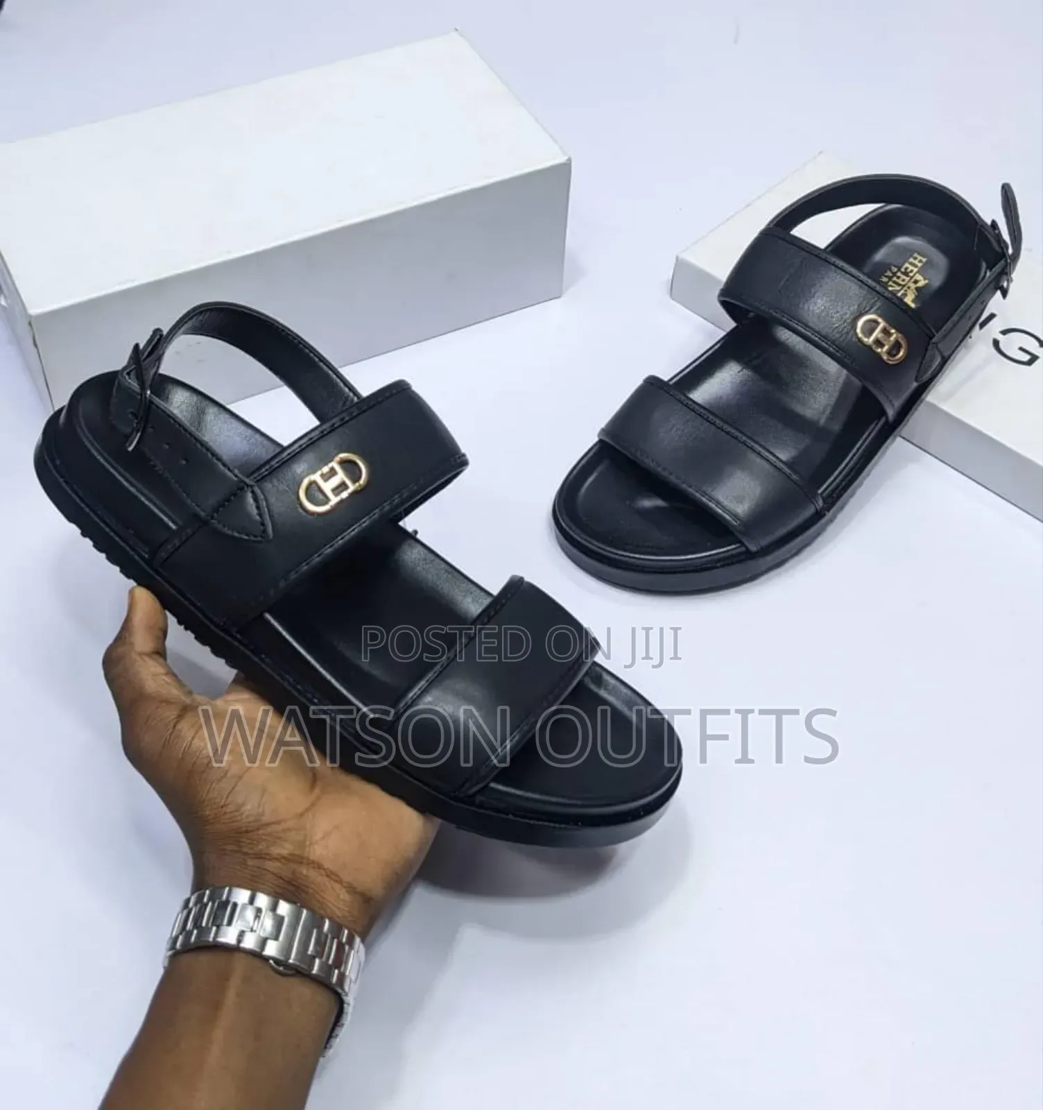 Men's Gucci Timberland Versace and Hermes New Sandals